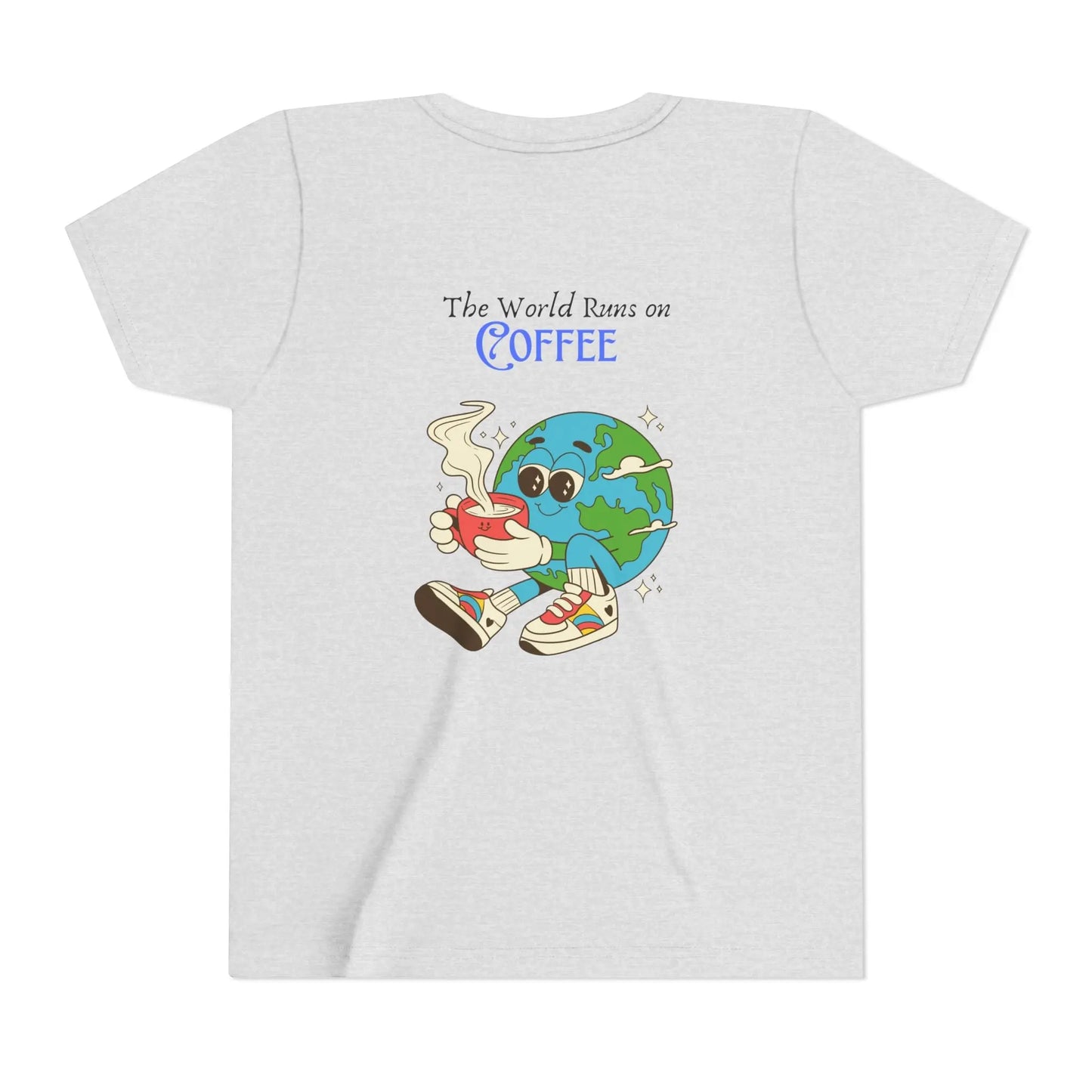 Youth Short Sleeve Tee - Fun and Playful Kids Shirt, Perfect for Pizza Lovers, Coffee Enthusiasts, Gifts for Birthdays and Holidays Printify