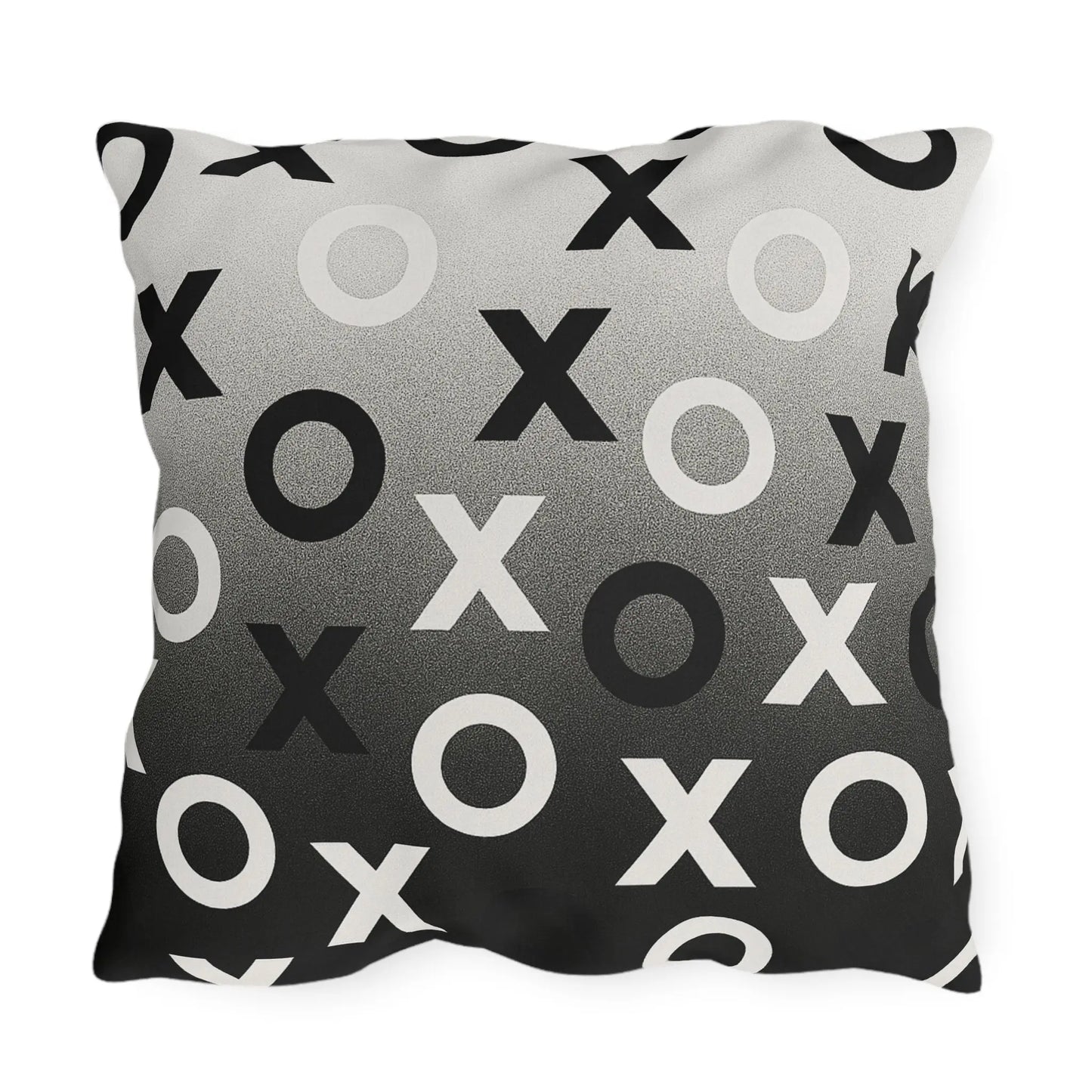 Modern Outdoor Pillows, Cozy Patio Decor, Minimalist XO Design Throw Cushions, Garden Accessories, Outdoor Living Essentials, Stylish Home Decor Printify
