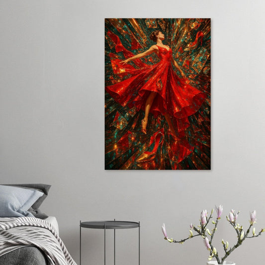 Shattered Elegance Wood Print – Surreal Glamour of Pretty Woman's Untold - Wall Art | Unique Everyday Designz Home, Gifts & Apparel A Lid for Every Pot ~Everyday Designz~