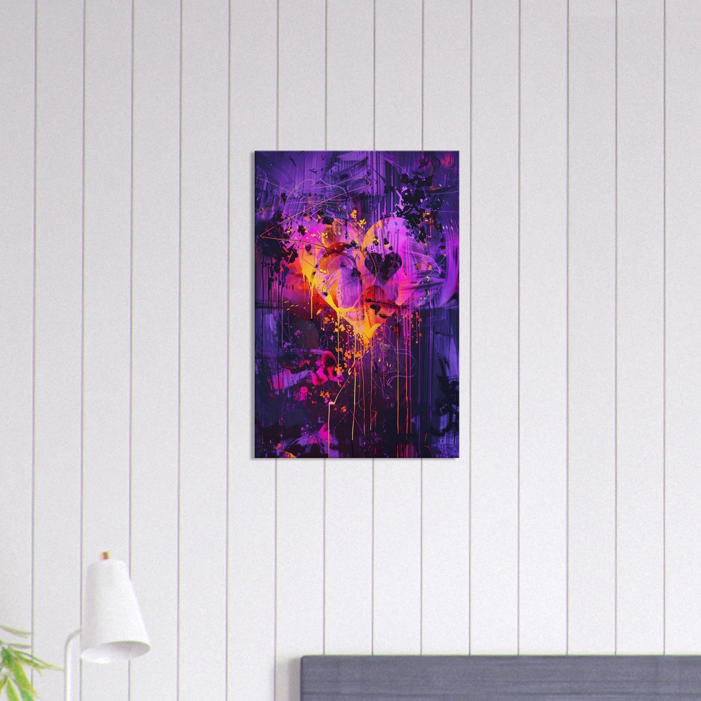 Bold Colors Street Art Style Canvas Print – Twisting Hearts Design | Unique Everyday Designz Home, Gifts & Apparel A Lid for Every Pot ~Everyday Designz~