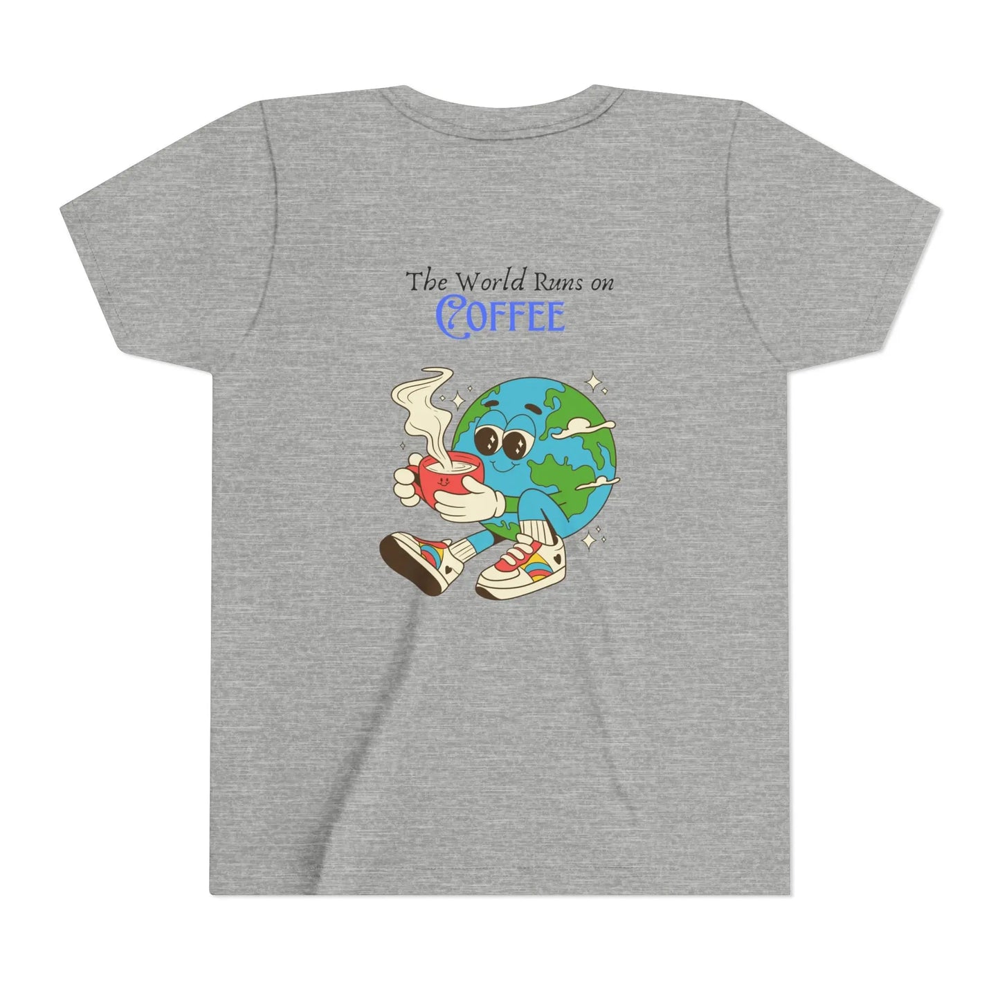 Youth Short Sleeve Tee - Fun and Playful Kids Shirt, Perfect for Pizza Lovers, Coffee Enthusiasts, Gifts for Birthdays and Holidays Printify
