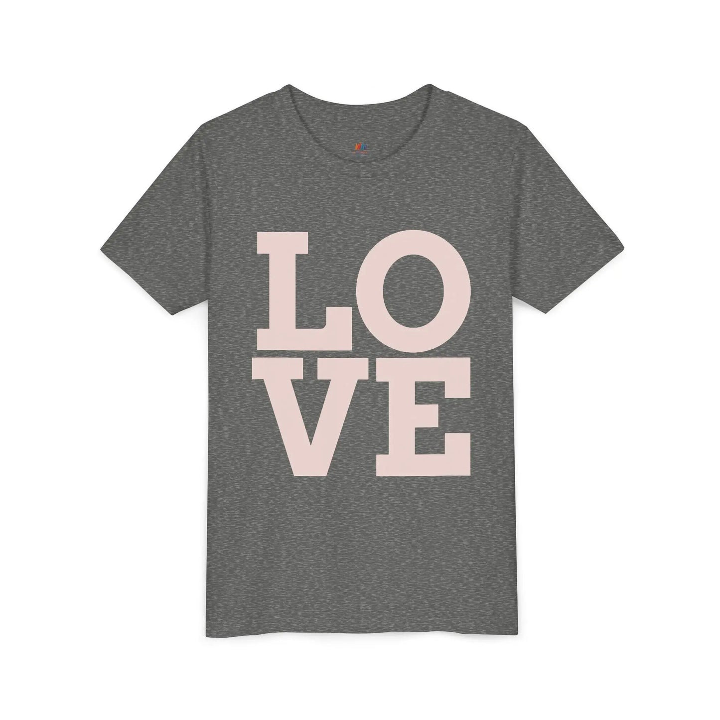 Youth Tee - Love Graphic T-Shirt, Cute Kids Shirt, Birthday Gift, Everyday Wear, Summer Outfit Printify