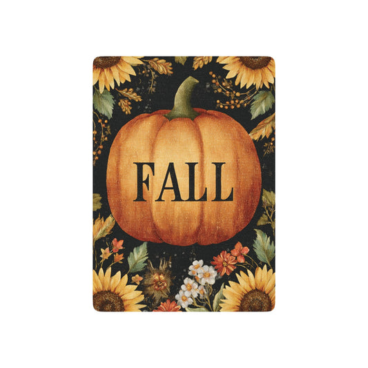 Fall-Themed Poker Playing Cards | Autumn Card Game, Halloween Party Supplies, Family Game Night, Gift for Card Players, Cozy Home Decor Printify