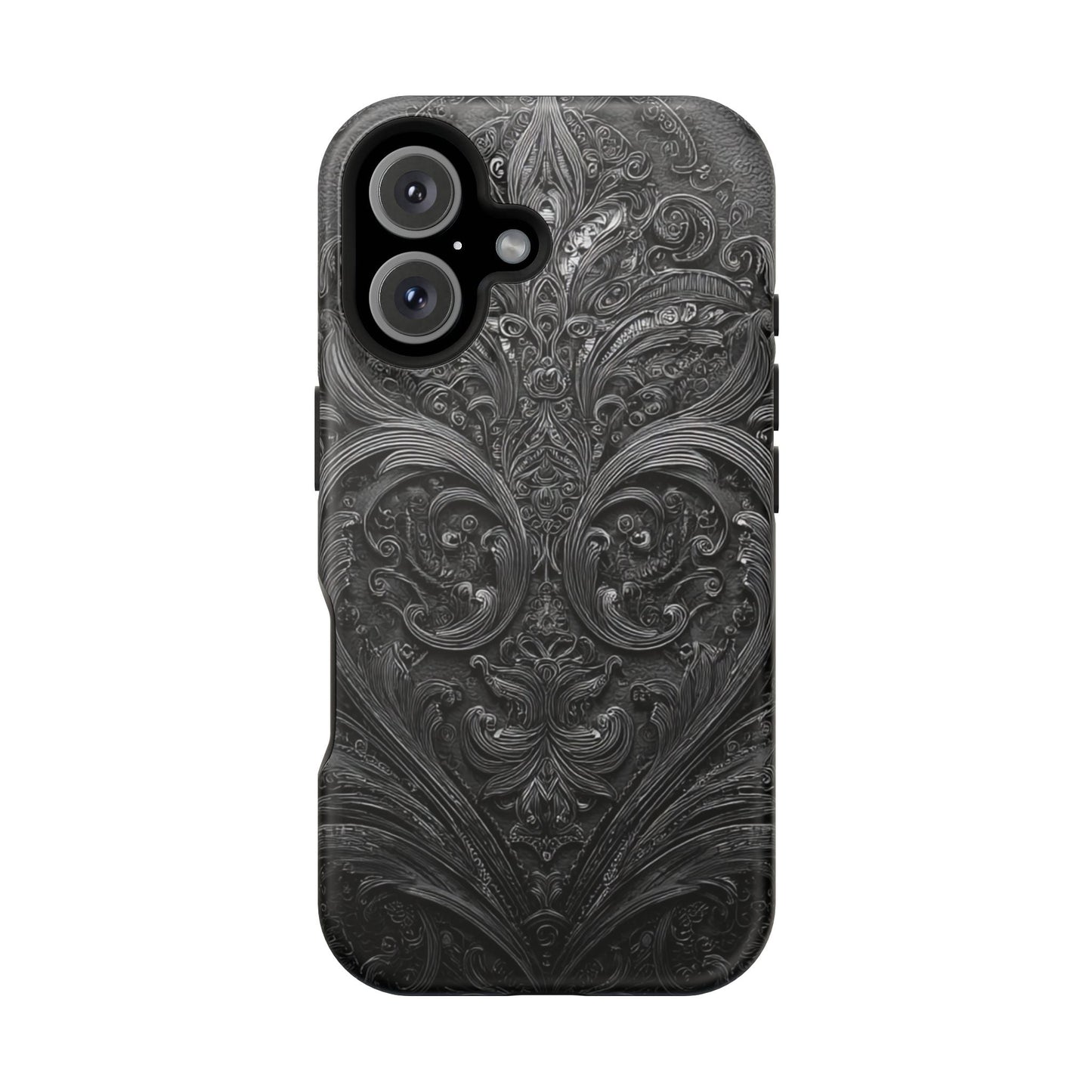Phone Cases - Elegant Vintage Black Lace Design Printify