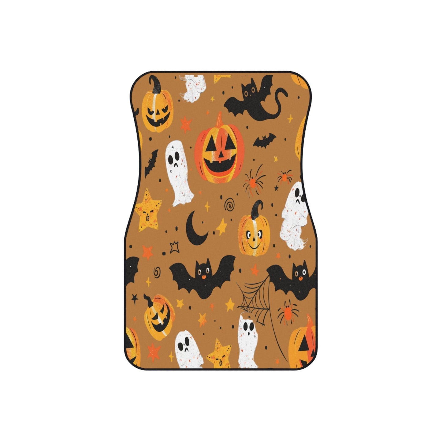 Halloween Car Mats Set, Spooky Auto Accessories, Halloween Decor, Fall Driving Gear, Seasonal Car Gifts Printify