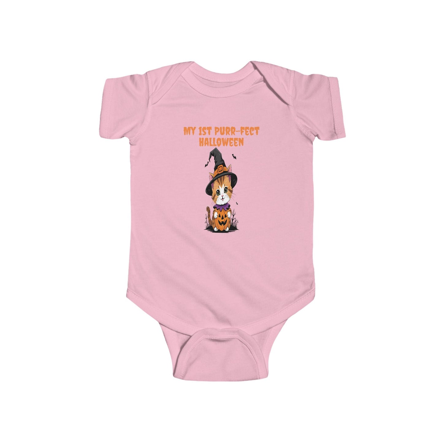 My 1st Purr-fect Halloween Bodysuit | Baby Halloween Outfit, Newborn Costume, Cute Infant Apparel, Halloween Gift, Baby Shower Gift Printify