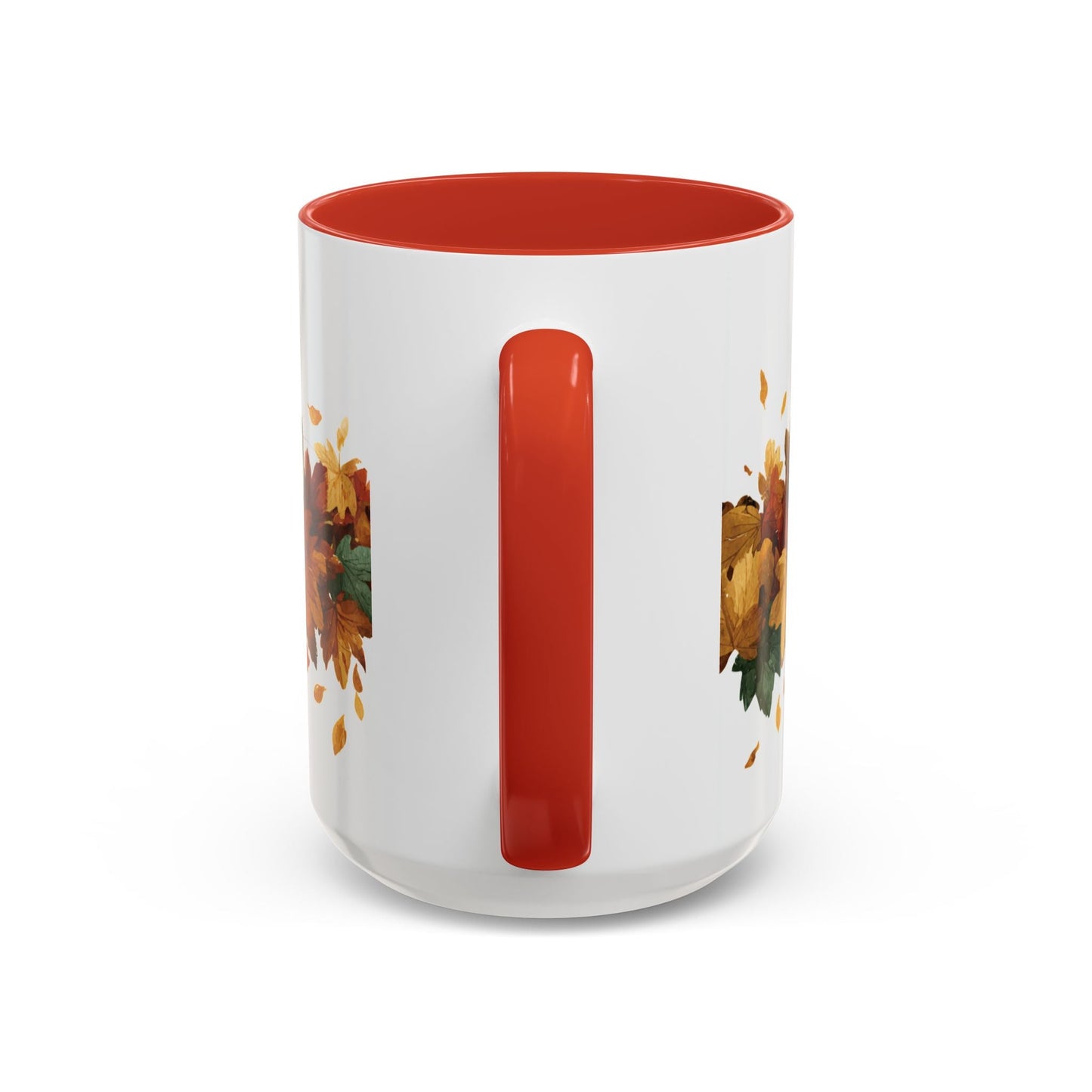 Autumn Cat Coffee Mug, Cute Animal Mug, Fall Decor, Gift for Cat Lovers, Warm Beverage Cup, Thanksgiving Coffee Cup Printify
