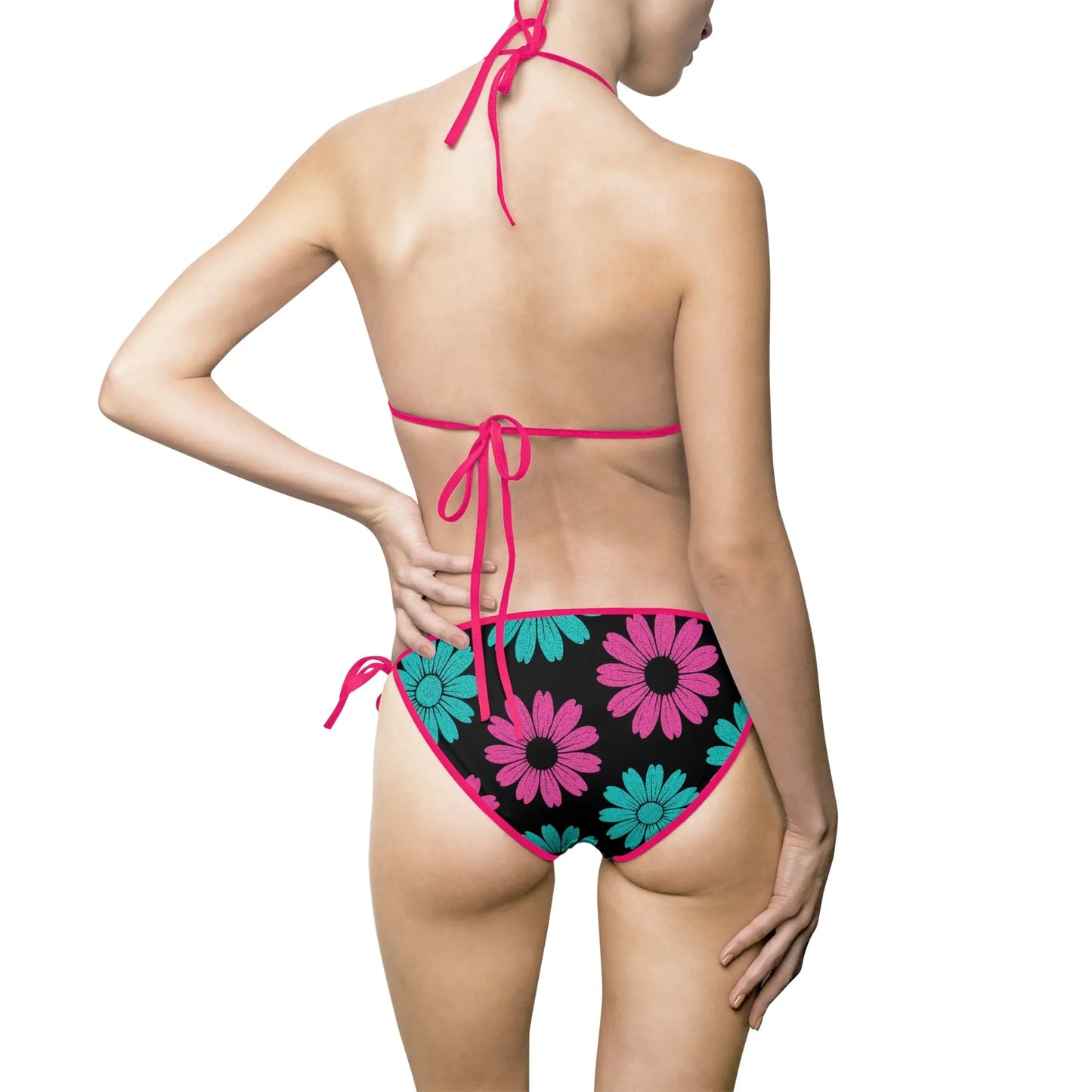 Bikini Swimsuit - Pop Art Floral Design Printify