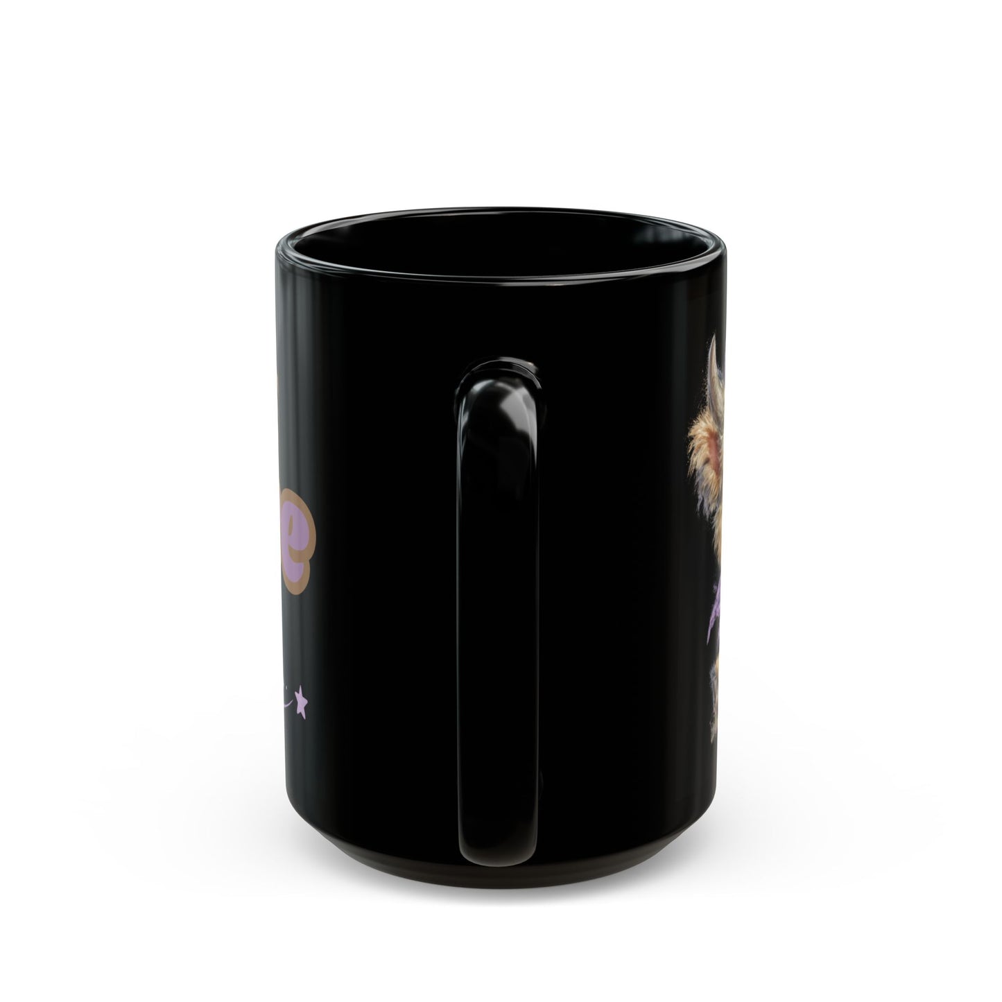 Highland Cow Coffee Mug Moo Re Coffee Black Glossy Cup 11oz and 15oz