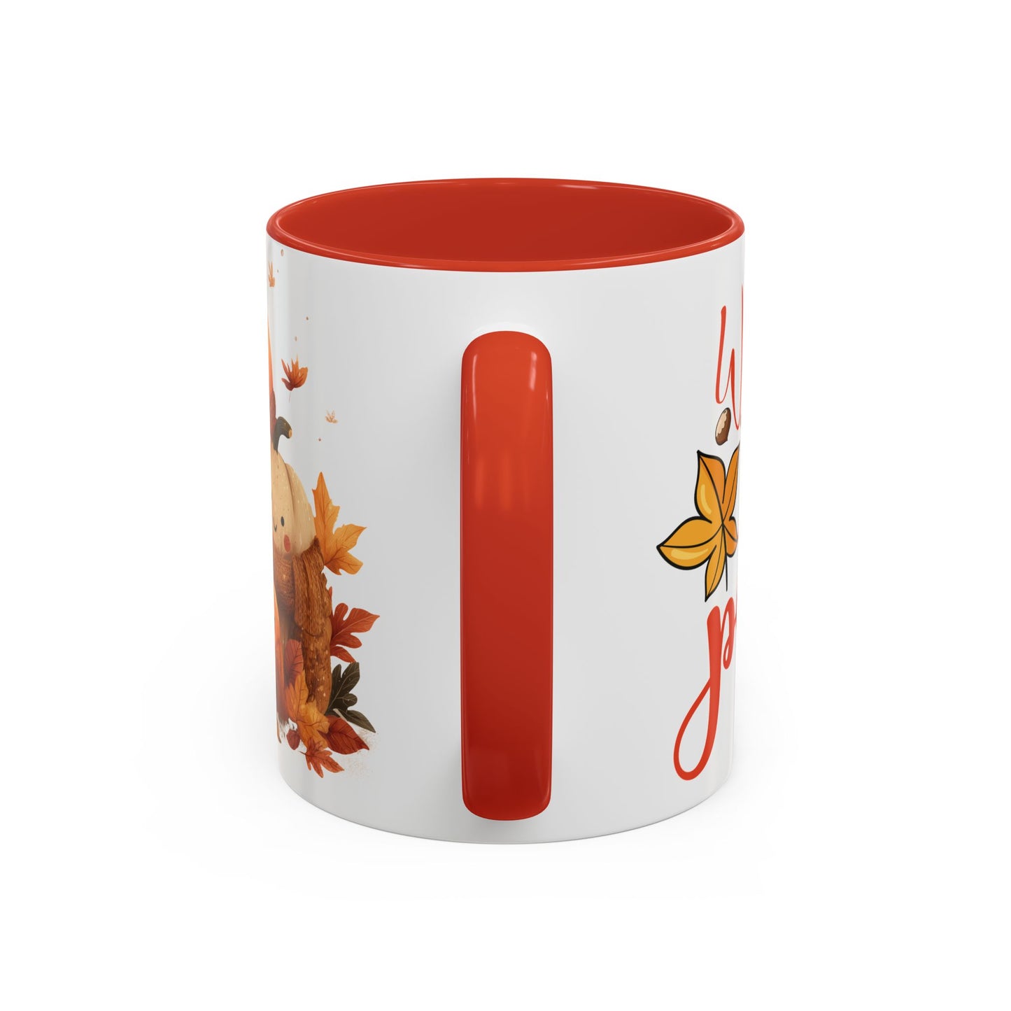 Accent Coffee Mug - Welcome to Our Patch Pumpkin Family Design