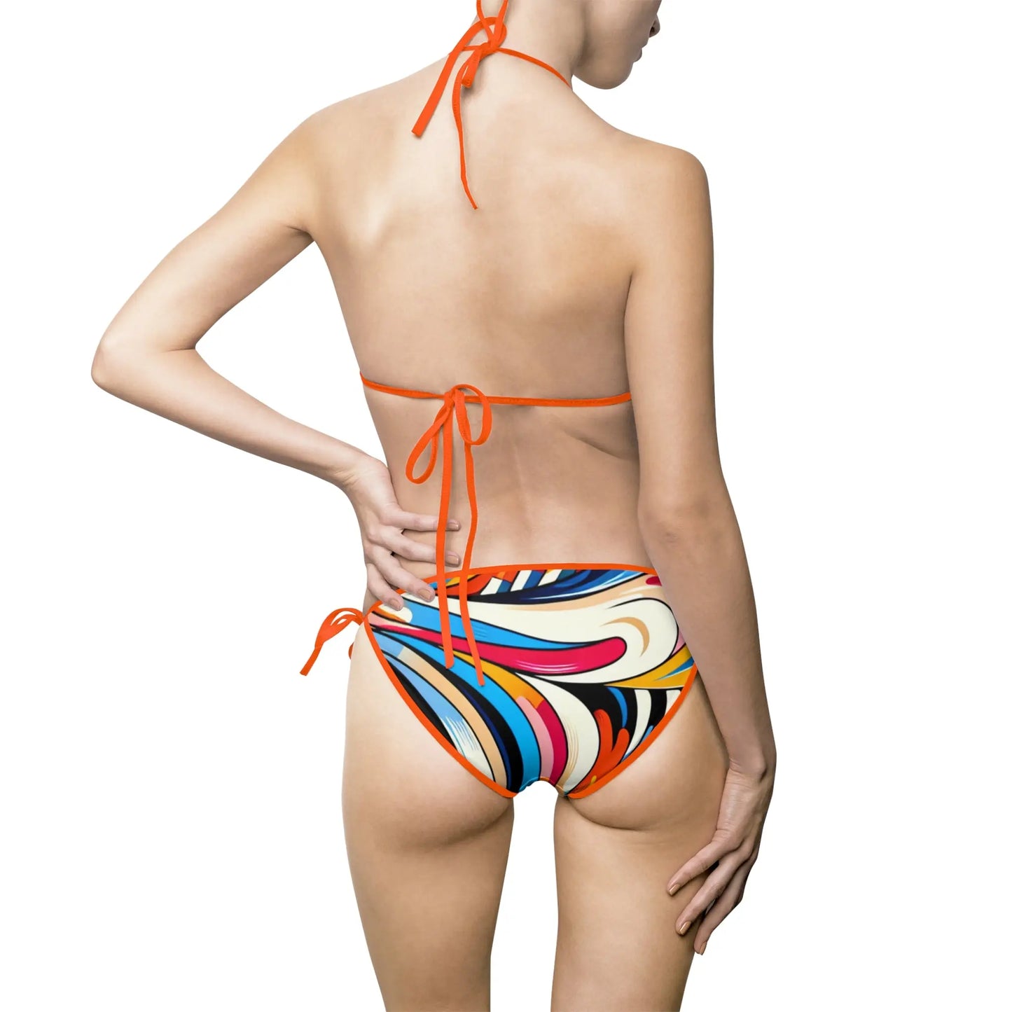 Colorful Women's Bikini Swimsuit, Beachwear, Summer Essentials, Pool Party, Vacation Ready, Festival Fashion Printify