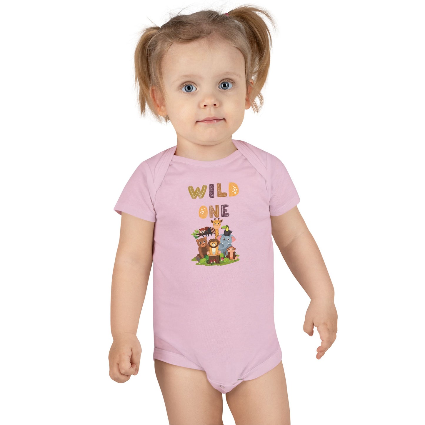 Wild One Baby Onesie® | Cute Animal Baby Bodysuit, Baby Shower Gift, First Birthday Outfit, Unisex Infant Clothing, Nature Lover Babywear