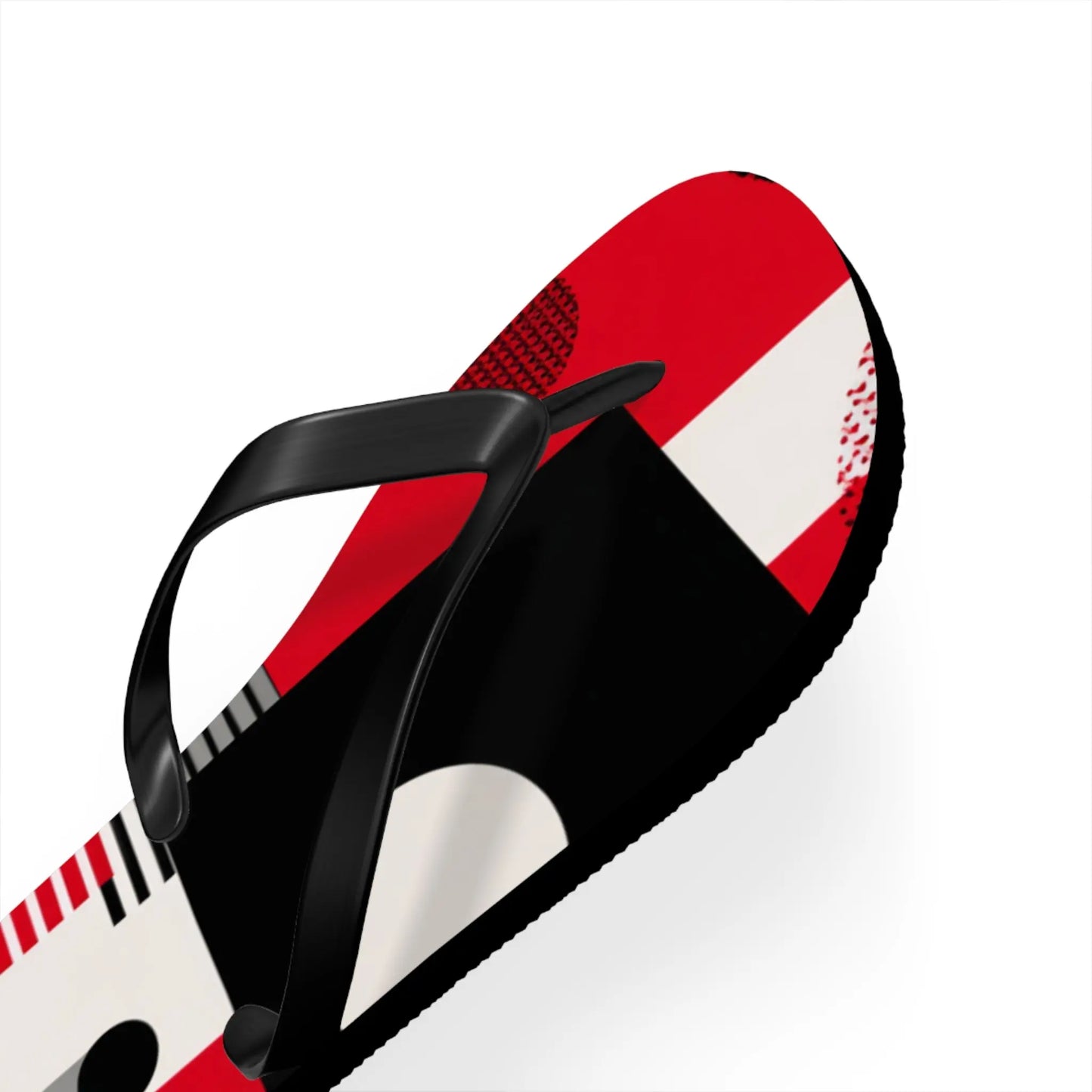Flip Flops Ladybug Color inspired Geometric Patterns Printify