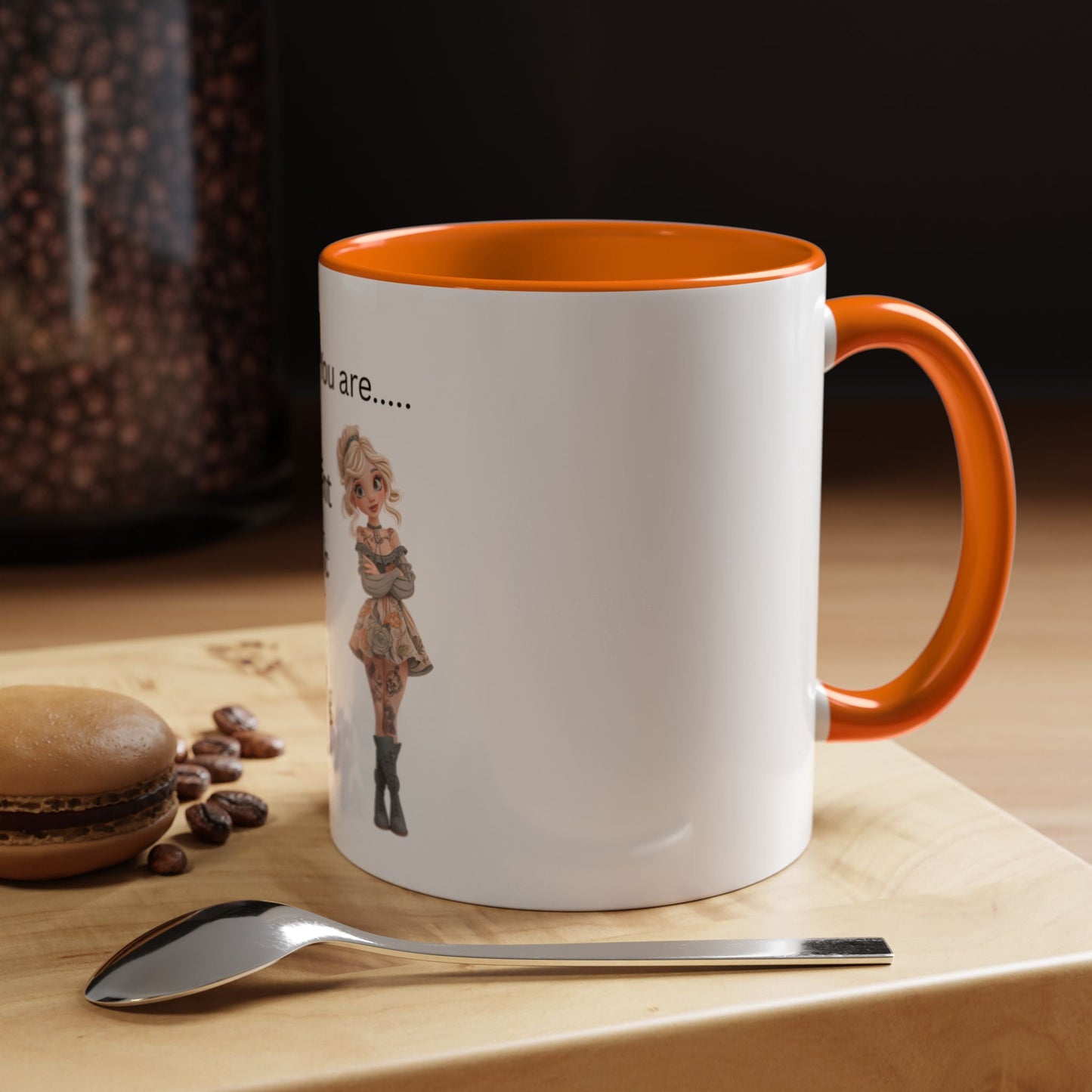 Funny IDGAF Mug, Sarcastic Coffee Cup, Design on (Front) Novelty Gift for Friends, Coworkers, 11oz, 15oz Printify