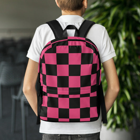 Pink and Black Plaid Backpack | Unique Everyday Designz Home, Gifts & Apparel A Lid for Every Pot ~Everyday Designz~
