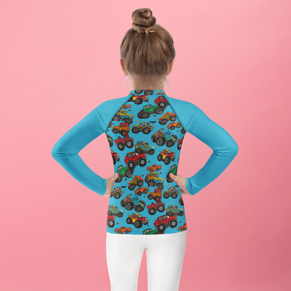 Monster Truck Kids Rash Guard | Unique Everyday Designz Home, Gifts & Apparel A Lid for Every Pot ~Everyday Designz~