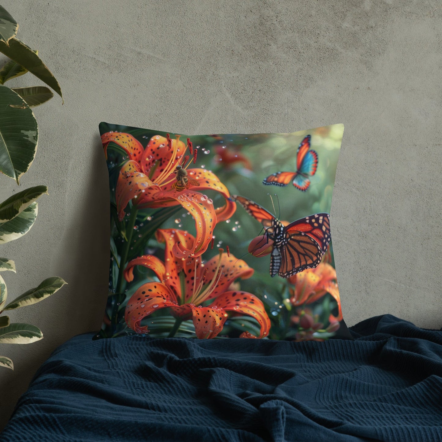 Dewy Kisses- 20x12 and 20x20- All over print Premium Pillow | Unique Everyday Designz Home, Gifts & Apparel A Lid for Every Pot ~Everyday Designz~