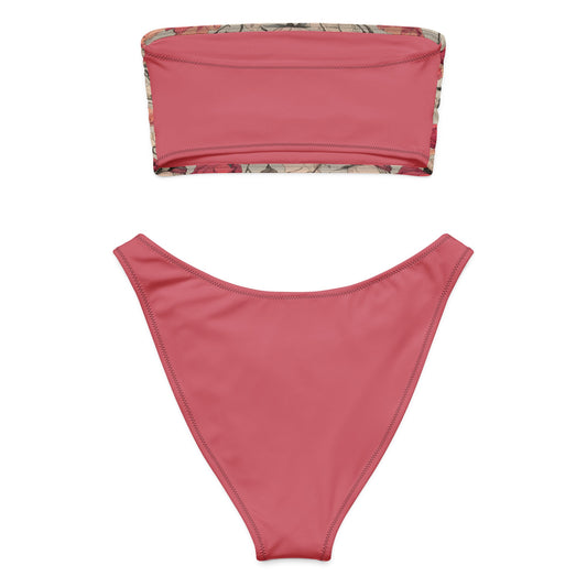 Roses Recycled bandeau bikini | Unique Everyday Designz Home, Gifts & Apparel A Lid for Every Pot ~Everyday Designz~