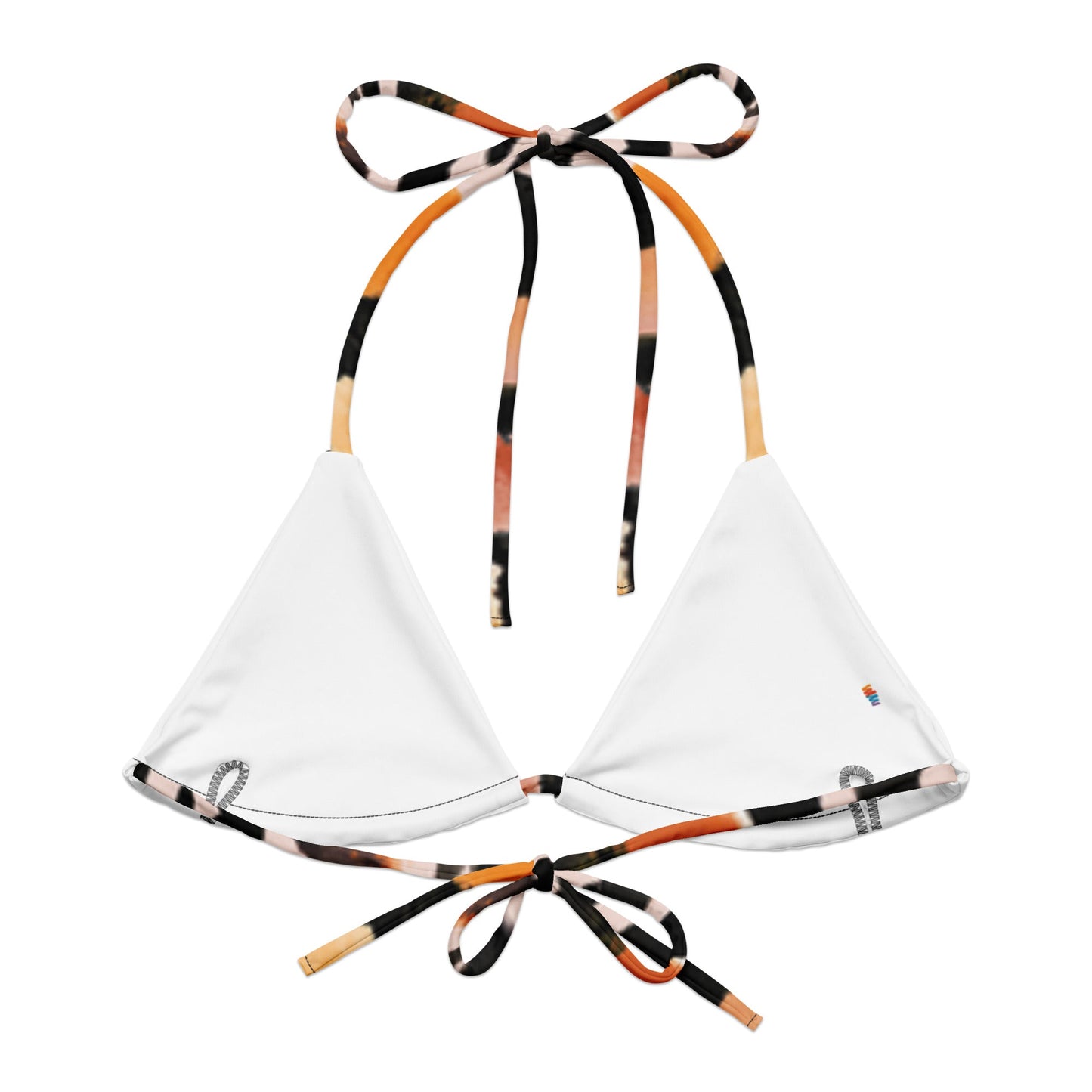 Cheetah All-over print recycled string bikini top | Unique Everyday Designz Home, Gifts & Apparel A Lid for Every Pot ~Everyday Designz~