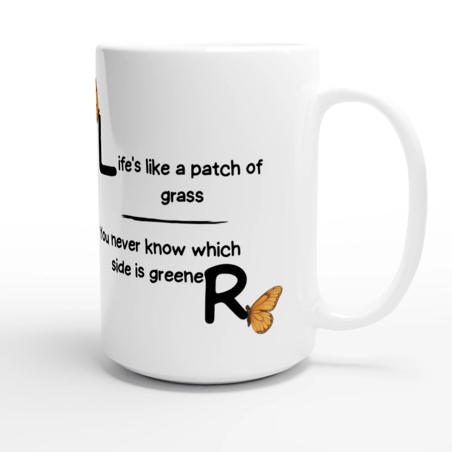 Barnyard Sarcasm - Humourous Cow Tails Collection - White 15oz Ceramic Mug | Unique Everyday Designz Home, Gifts & Apparel A Lid for Every Pot ~Everyday Designz~