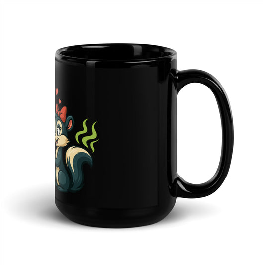 Black Glossy Mug 11oz and 15oz - STINKIN' LOVE | Unique Everyday Designz Home, Gifts & Apparel A Lid for Every Pot ~Everyday Designz~