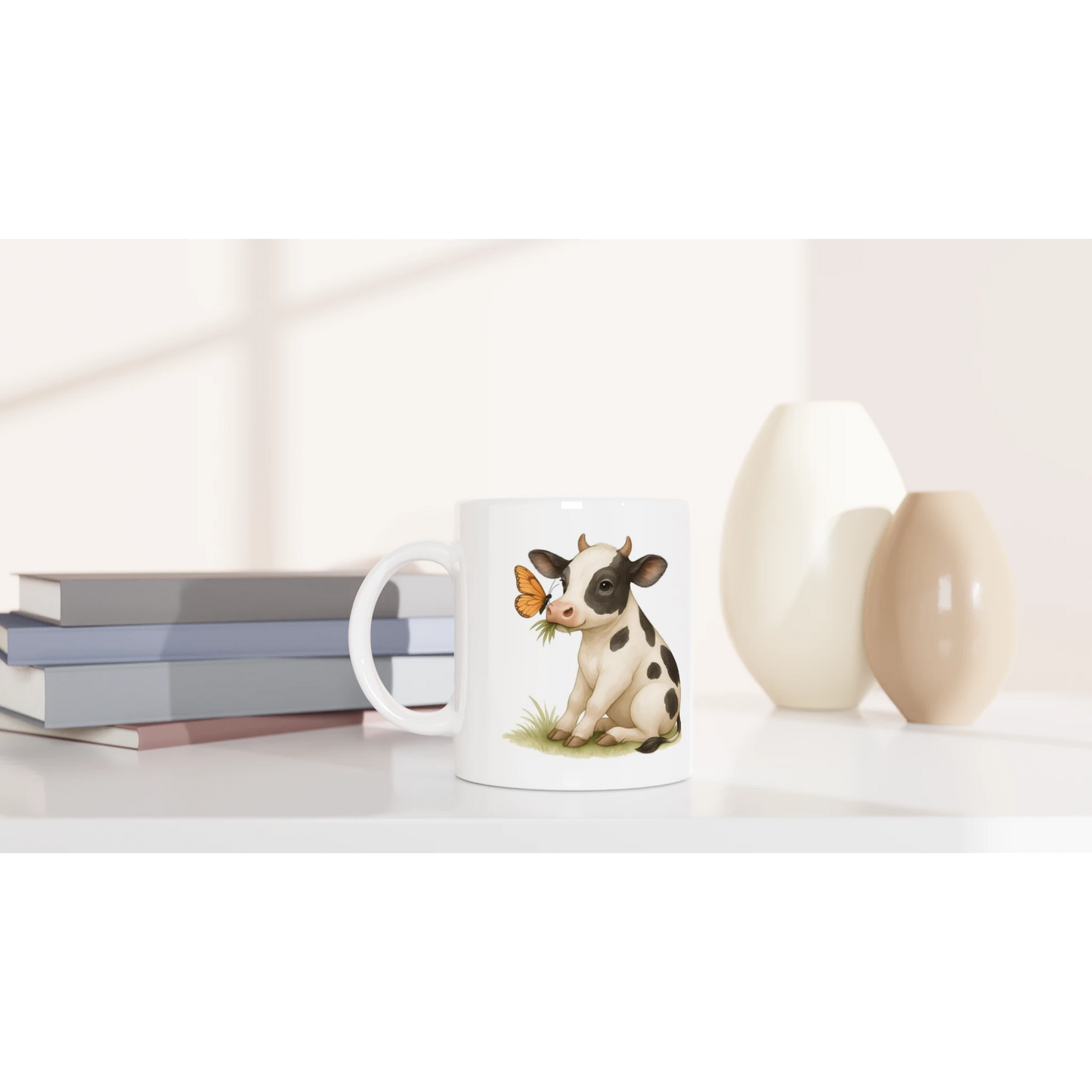 Barnyard Sarcasm - Humourous Cow Tails Collection - White 11oz Ceramic Mug | Unique Everyday Designz Home, Gifts & Apparel A Lid for Every Pot ~Everyday Designz~