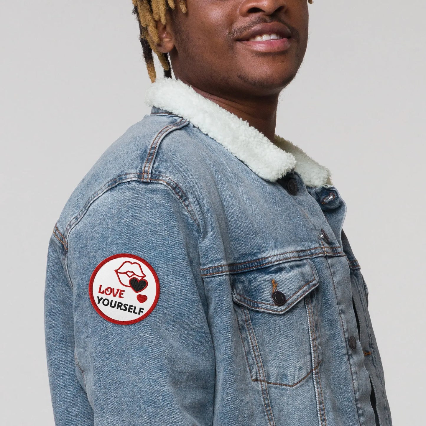 Love Yourself - Embroidered patches A Lid for Every Pot ~ Everyday Designz ~