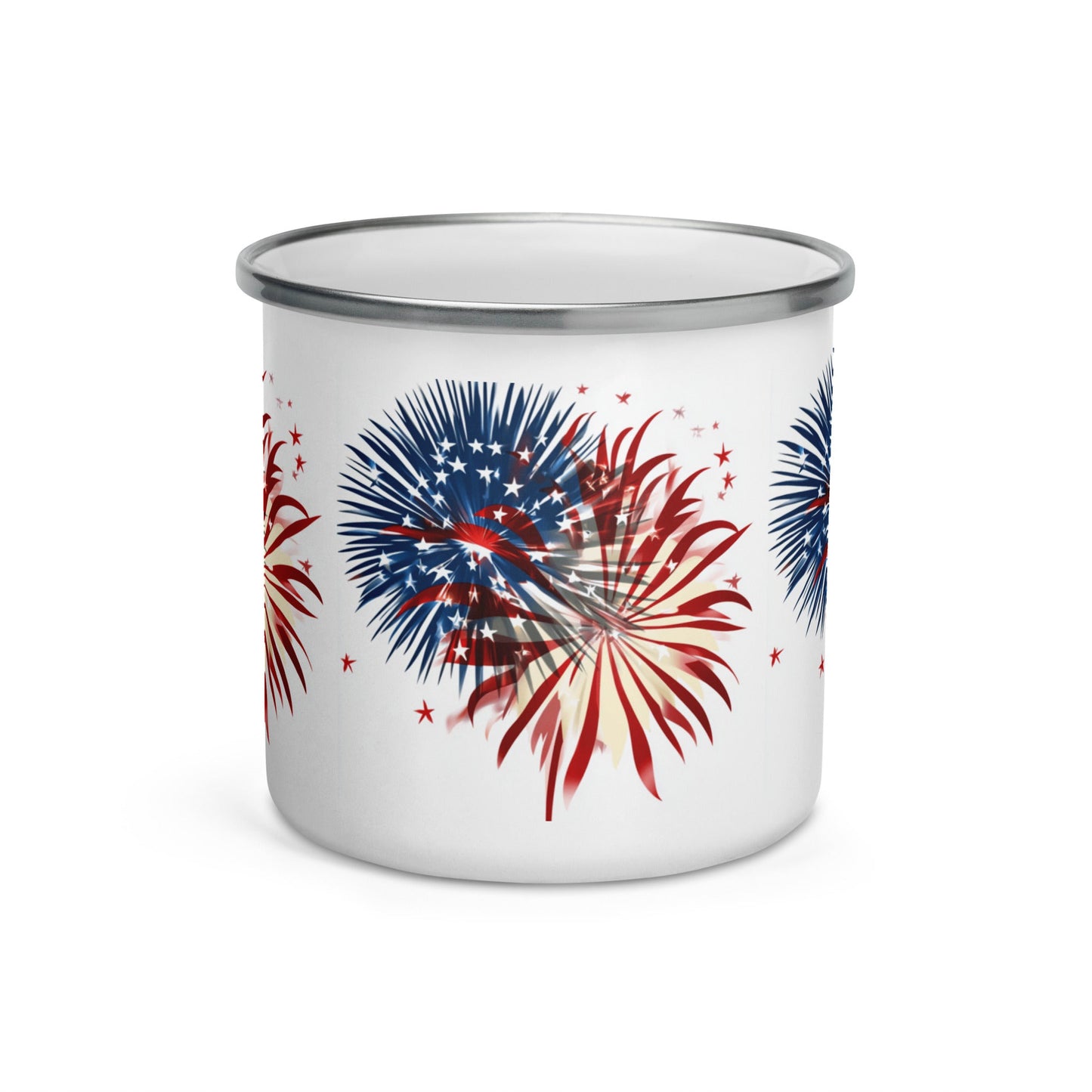 July 4th 12oz Enamel Mug | Unique Everyday Designz Home, Gifts & Apparel A Lid for Every Pot ~Everyday Designz~
