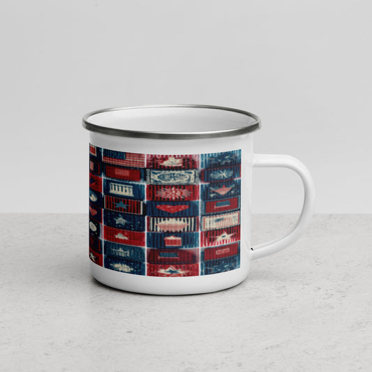 July 4th - 12oz Enamel Mug | Unique Everyday Designz Home, Gifts & Apparel A Lid for Every Pot ~Everyday Designz~