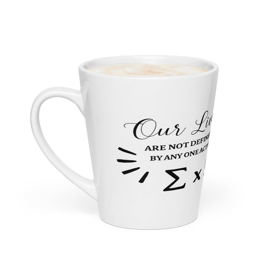 A Calculated Chaos Quote on a 12oz Latte mug | Unique Everyday Designz Home, Gifts & Apparel A Lid for Every Pot ~Everyday Designz~