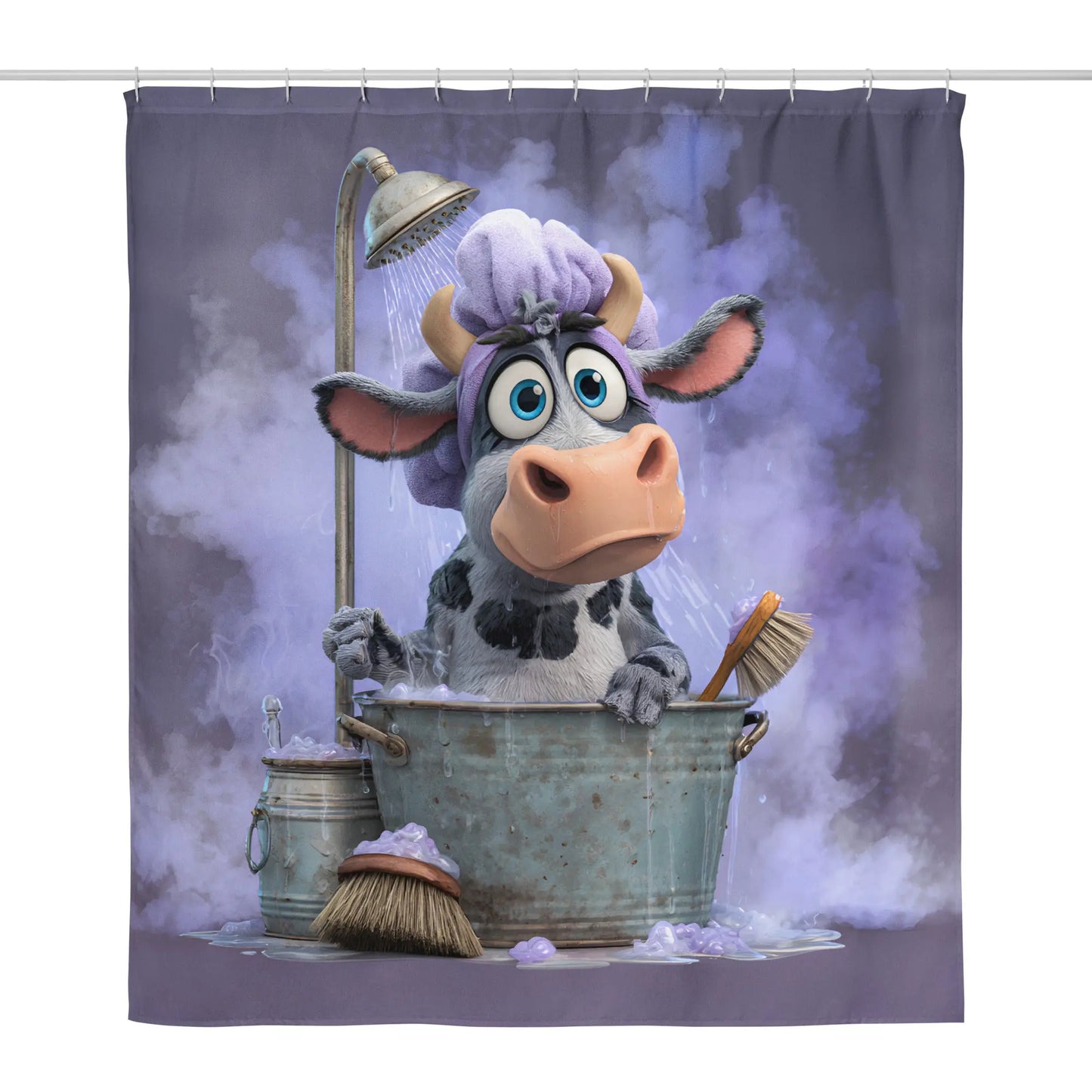 Funny Cow Shower curtain A Lid for Every Pot ~ Everyday Designz ~