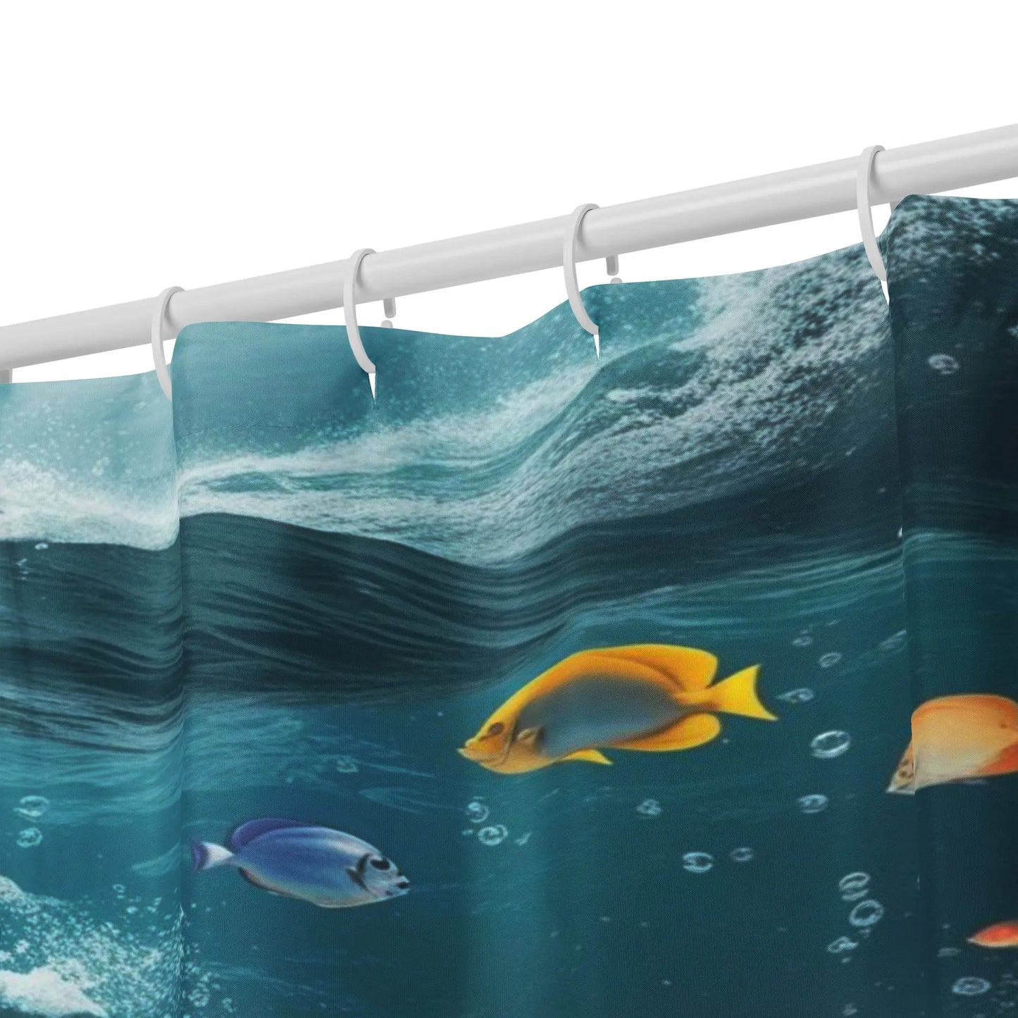 Durable Water Resistant Shower curtain - Oceanic A Lid for Every Pot ~ Everyday Designz ~