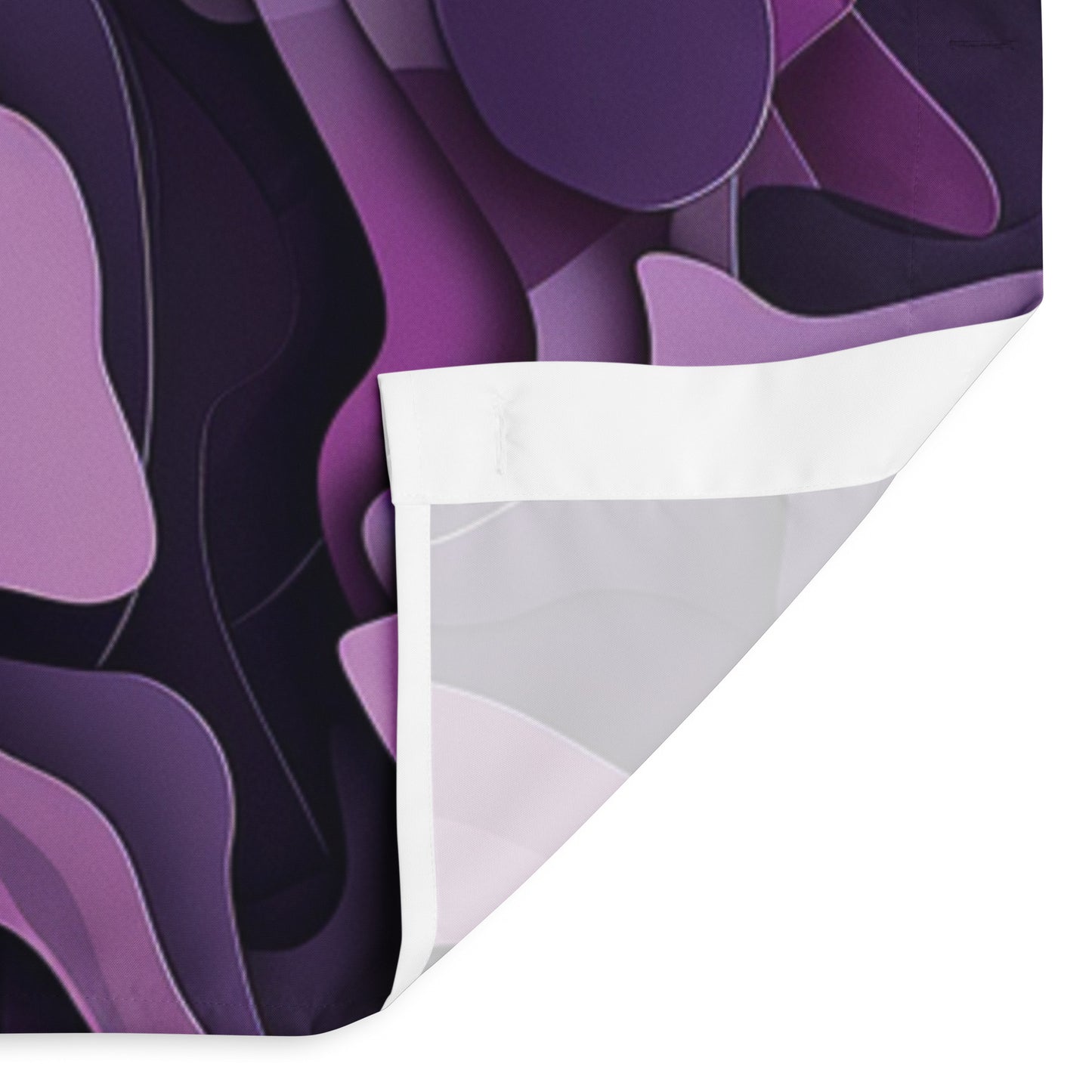 8k Purple Camouflage - Shower curtain