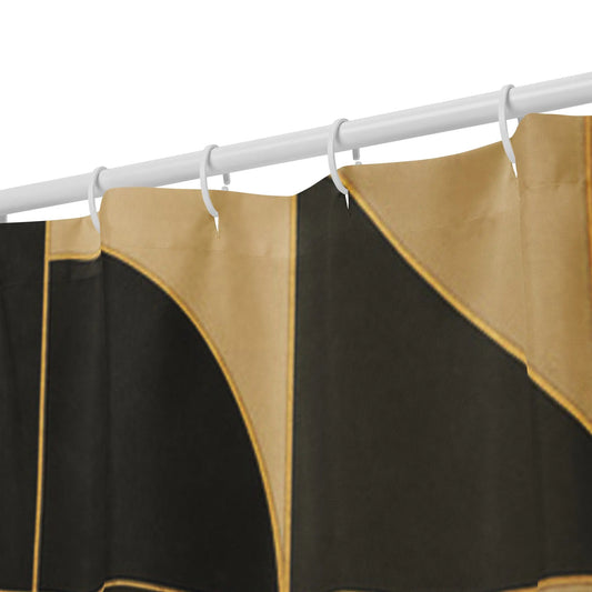 Durable Water Resistant Shower Curtain Geometric Abstract A Lid for Every Pot ~ Everyday Designz ~