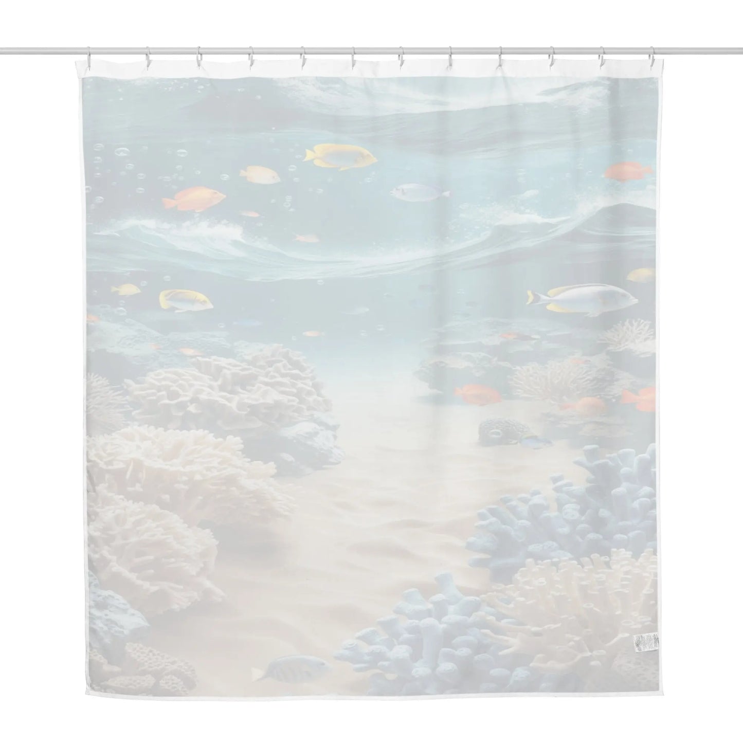 Durable Water Resistant Shower curtain - Oceanic A Lid for Every Pot ~ Everyday Designz ~