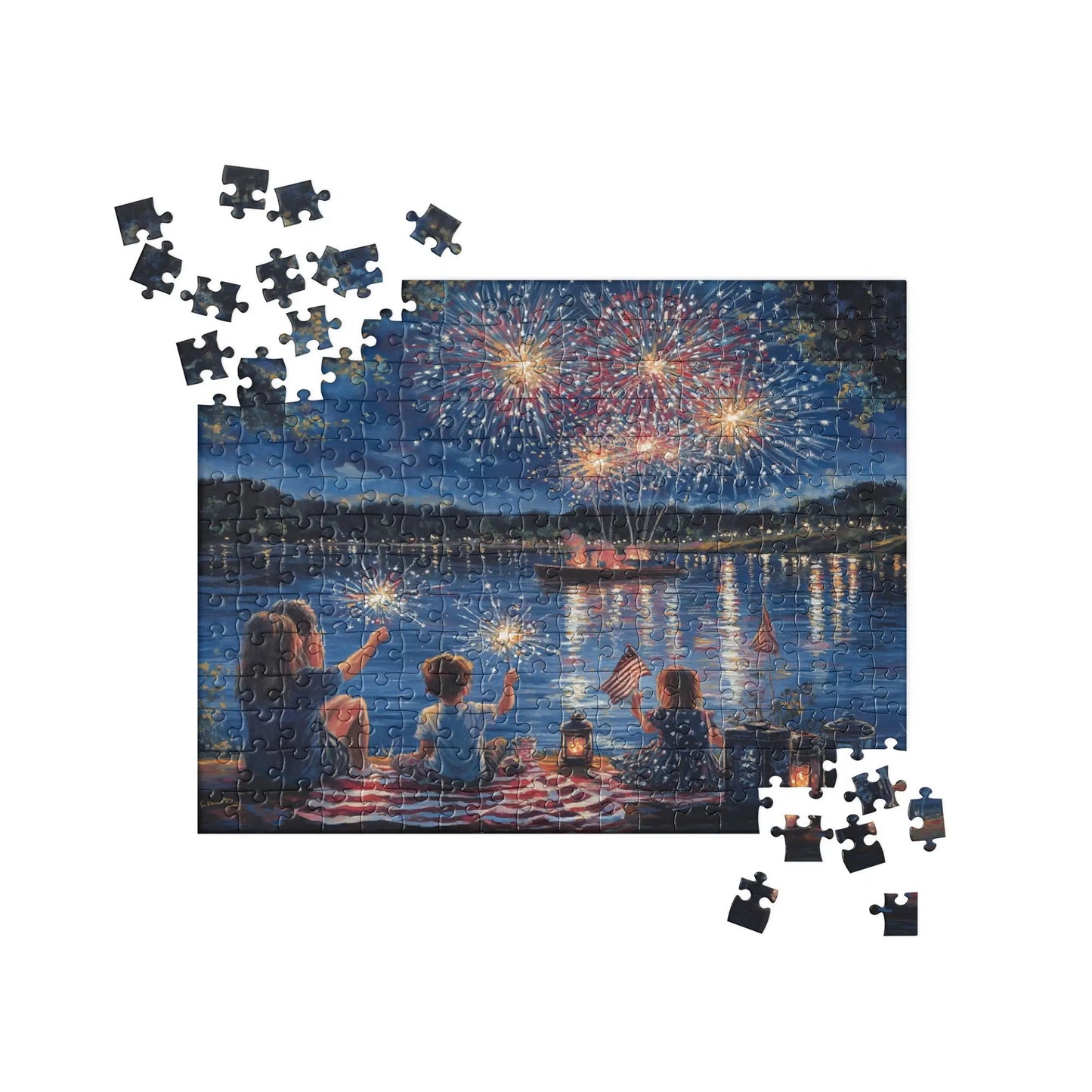 Fourth of July 250 Puzzle and 2 Mugs | Unique Everyday Designz Home, Gifts & Apparel A Lid for Every Pot ~Everyday Designz~