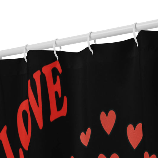 Durable - Water Resistant Shower Curtain STINKIN'LOVE A Lid for Every Pot ~ Everyday Designz ~
