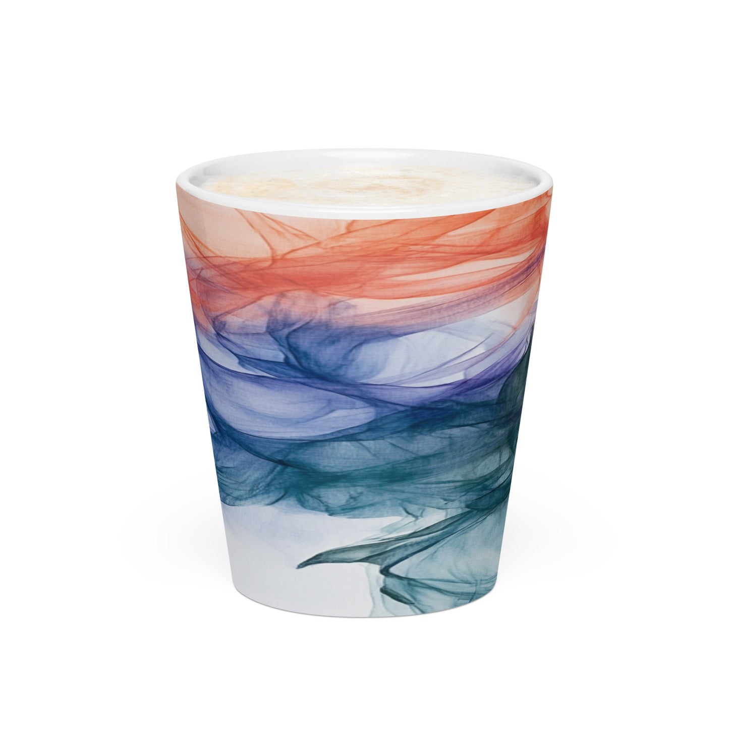 Colorful Abstract - 12oz Latte mug A Lid for Every Pot ~ Everyday Designz ~