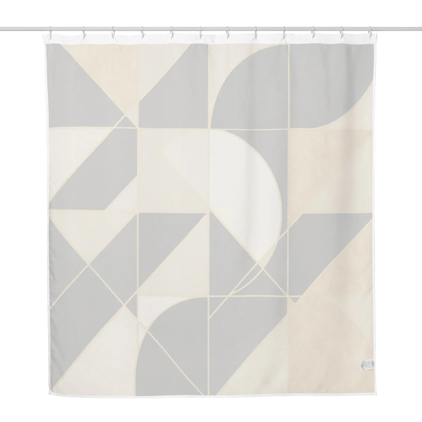 Durable Water Resistant Shower Curtain Geometric Abstract A Lid for Every Pot ~ Everyday Designz ~