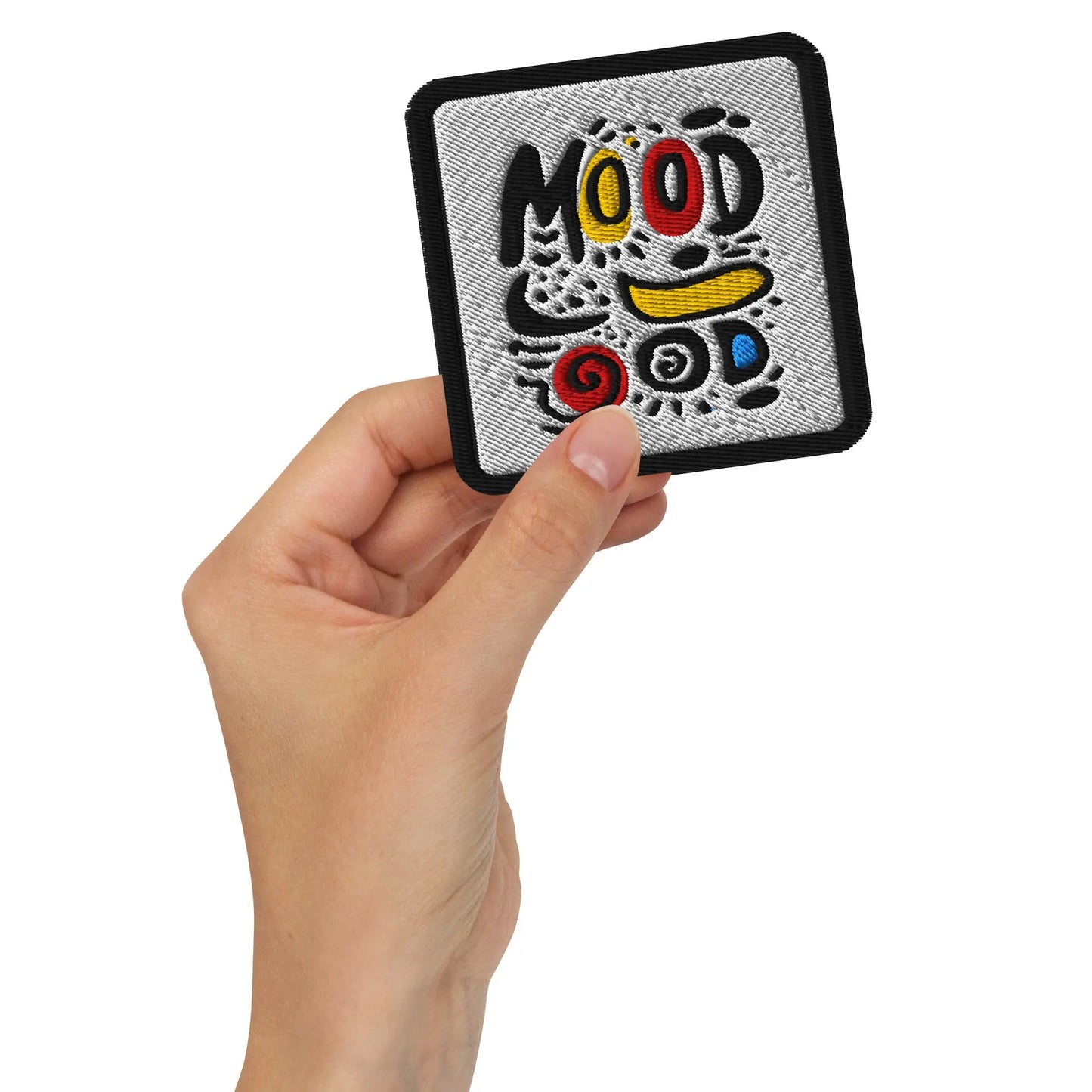 MOOD DESIGN IN BLACK Embroidered patches A Lid for Every Pot ~ Everyday Designz ~