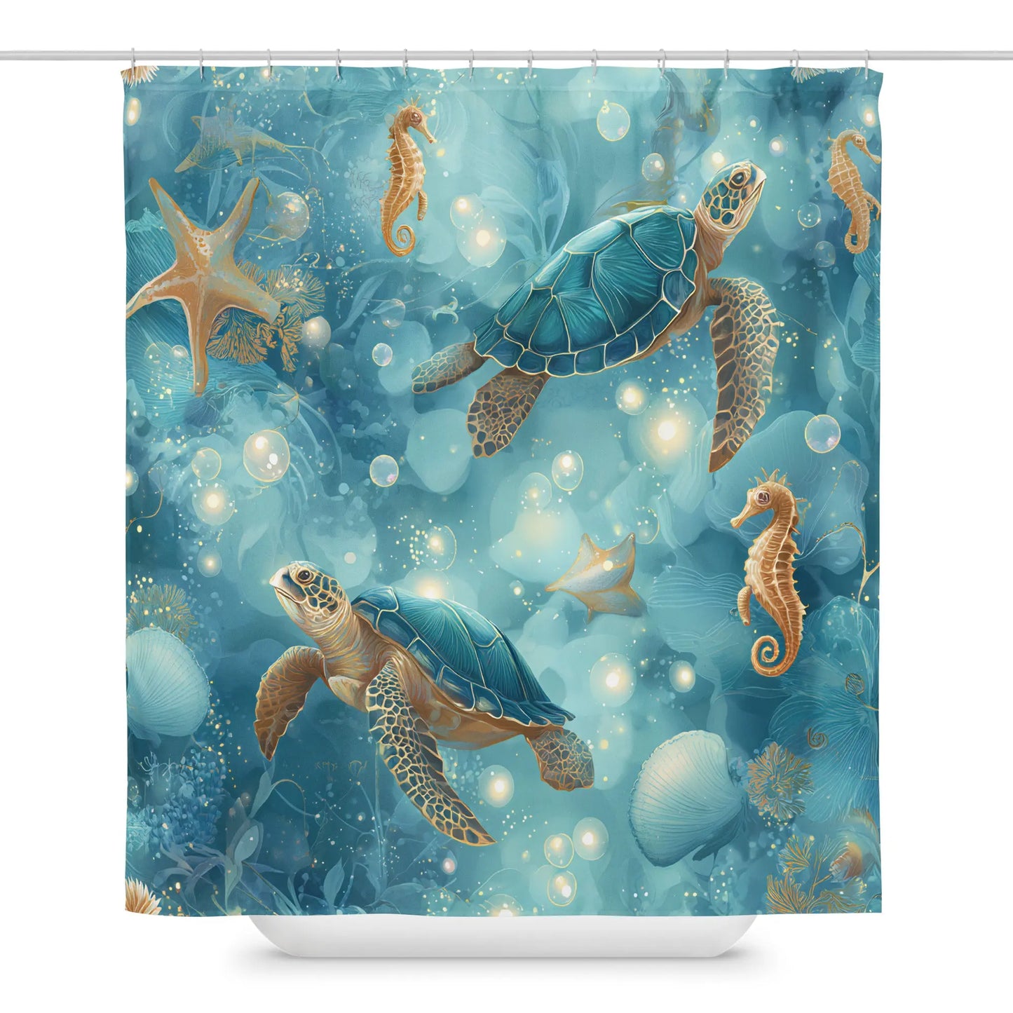 Shower curtain - Under the Sea A Lid for Every Pot ~ Everyday Designz ~