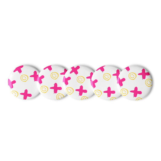 XOXO - Set of pin buttons | Unique Everyday Designz Home, Gifts & Apparel A Lid for Every Pot ~Everyday Designz~