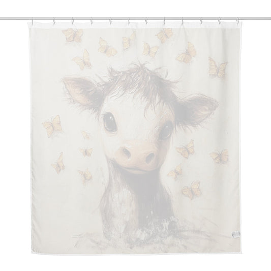 Butterflies and Cows - Shower curtain | Unique Everyday Designz Home, Gifts & Apparel A Lid for Every Pot ~Everyday Designz~