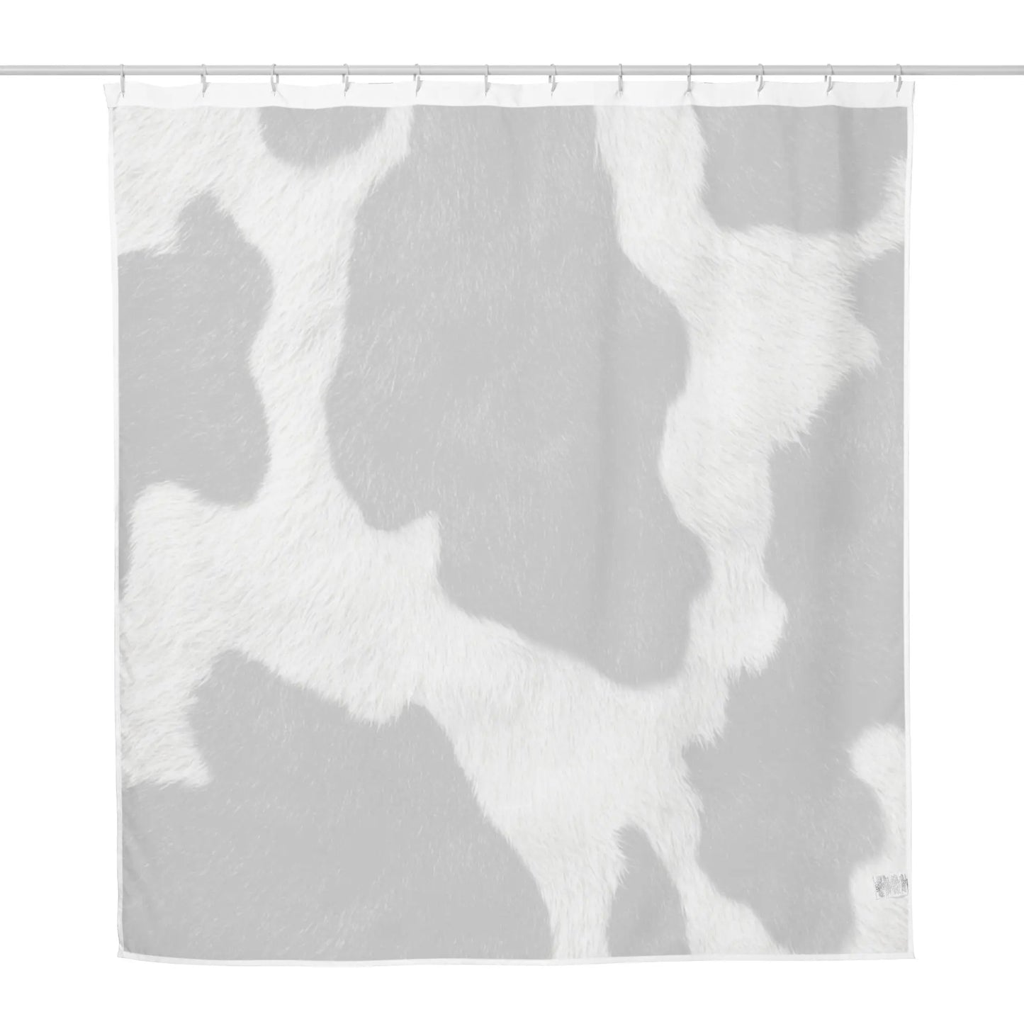 Durable, Water Resistant Shower curtain - Surreal Cow Print A Lid for Every Pot ~ Everyday Designz ~