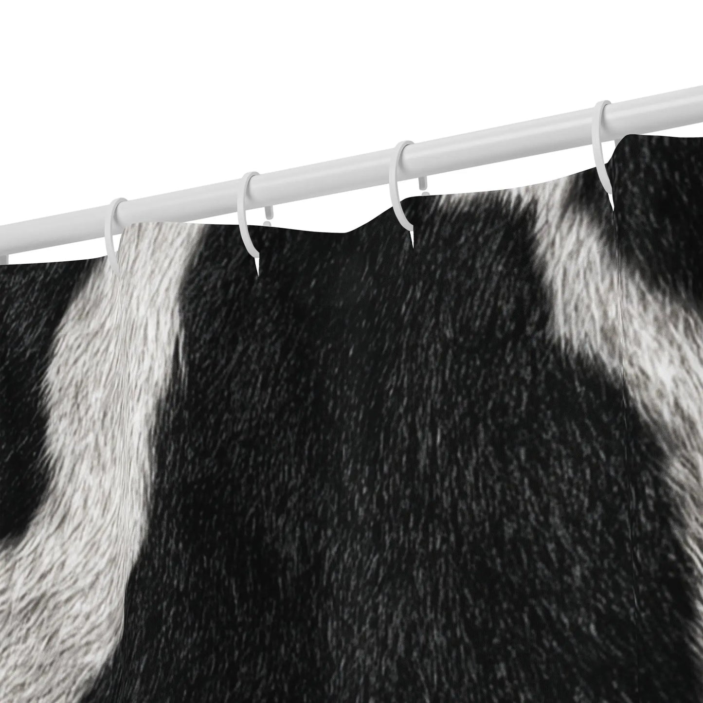 Durable, Water Resistant Shower curtain - Surreal Cow Print A Lid for Every Pot ~ Everyday Designz ~