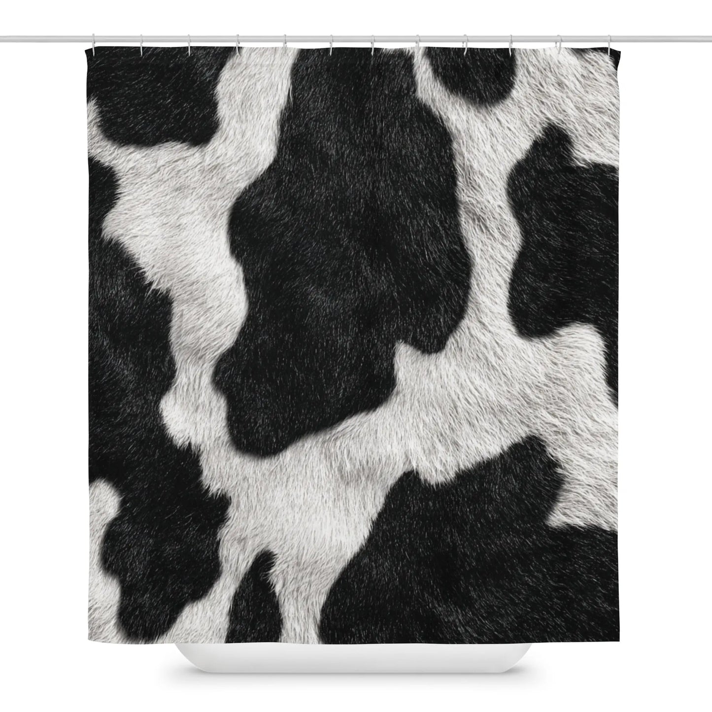 Durable, Water Resistant Shower curtain - Surreal Cow Print A Lid for Every Pot ~ Everyday Designz ~