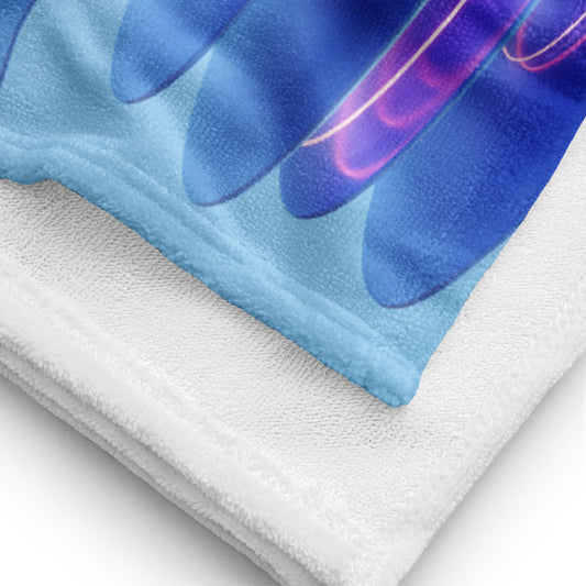 Towel - Premium Sound Waves Design | Unique Everyday Designz Home, Gifts & Apparel A Lid for Every Pot ~Everyday Designz~