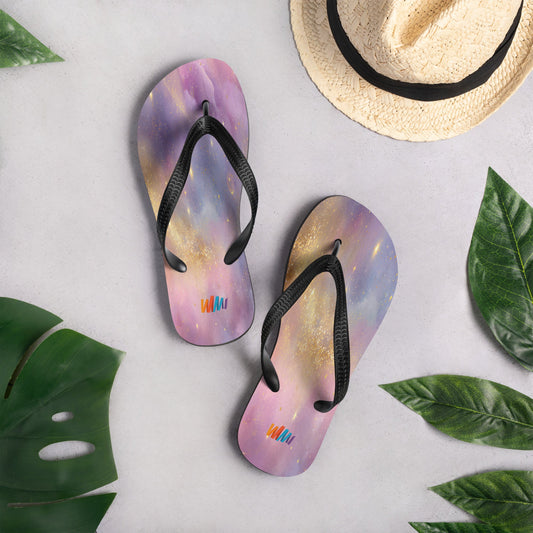 Cotton Candy Galaxy Flip-Flops | Unique Everyday Designz Home, Gifts & Apparel A Lid for Every Pot ~Everyday Designz~