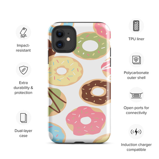 Mmmm.... Donuts -Tough Case for iPhone® | Unique Everyday Designz Home, Gifts & Apparel A Lid for Every Pot ~Everyday Designz~