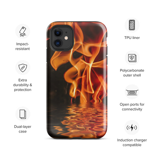 Burned by the Flame Tough Case for iPhone® | Unique Everyday Designz Home, Gifts & Apparel A Lid for Every Pot ~Everyday Designz~